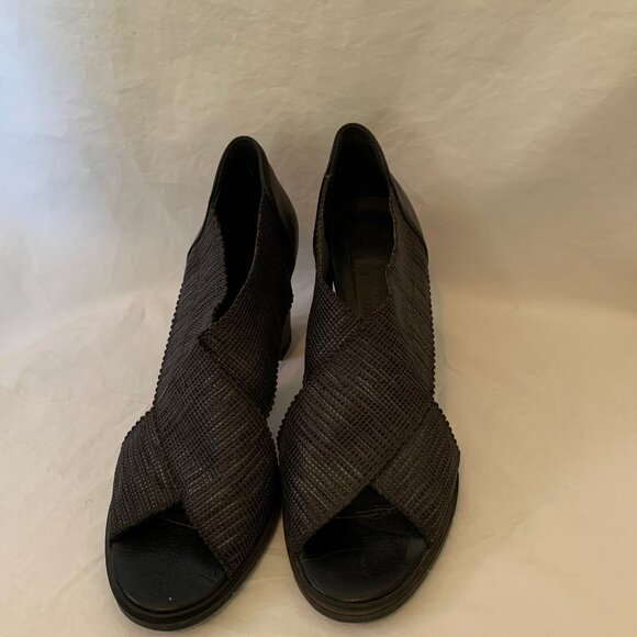 Hispanitas Leather & Stretch Strap Sandals – Size 41 (US 10) - Picture 1 of 4